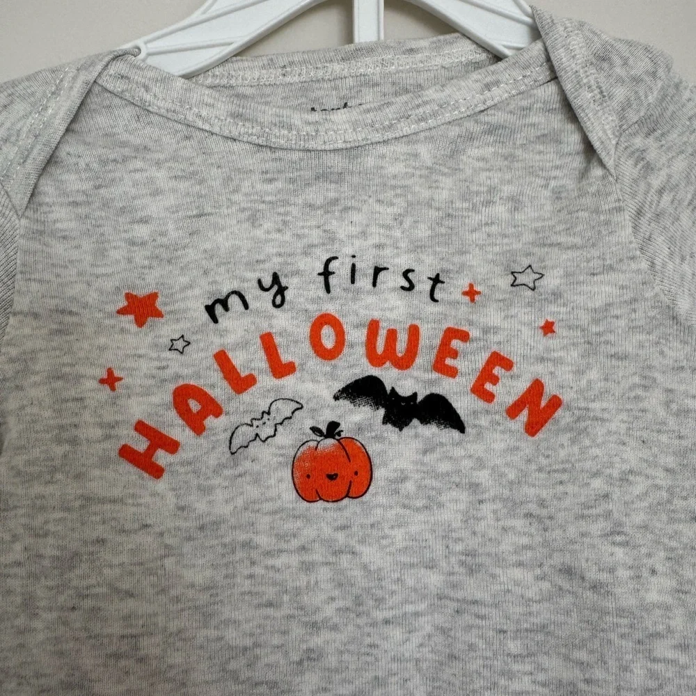 Carters My First Halloween 2 Piece Set Baby Size 0-3 Months